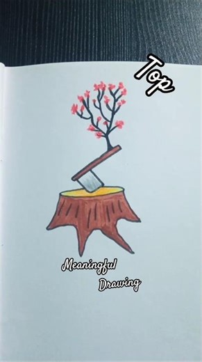 beautiful meaningful drawing #shorts #drawing #art