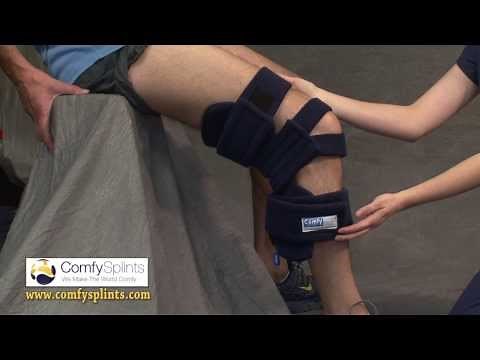 Comfy Splints Locking Knee and Elbow Pull Ring Mechanism Instructional Video