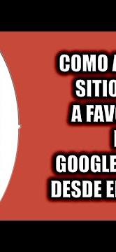 Cómo agregar sitios web a favoritos en Google Chrome