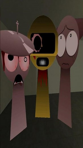 Gray, Garnold and Cluck Sprunki in Gmod map Minecraft