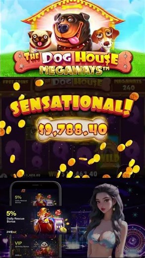 🐶 The Dog House Megaways Sensational Win