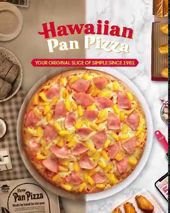 Bring back childhood memories - or make new ones! - with Pizza Hut’s good ol’ classic Hawaiian Pan PIzza. Every bite delivers that simply satisfying taste just as you remembered it! Enjoy 2 Regular Hawaiian pizzas at just $19.90! Simply enter promo code 199HAWA at checkout during your next delivery order. T&Cs apply, while stocks last. | Pizza Hut