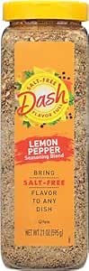 Dash Salt-Free Seasoning Blend, Lemon Pepper, 21 Ounce