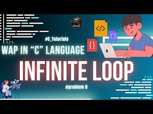 Infinite Loop Program in C Language | ‪@pastandpixels‬