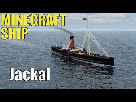 Minecraft S.S. Jackal (1853) - A small tender for Cunard