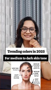 34K views · 2.3K reactions | Trending colors for medium to dark skin tones  DM 'STYLE' to get colour guidance session details ❤️ . . #trendingcolor #trendingoutfits #trendingoutfitcolor #outfitcolors #duskybeauty #mediumskintone #wheatishskin #darkskinwomen [Outfit color for medium to dark skin tone, outfit color, trending outfit color, colour suggestions, best colors for season] | Preeti Jain | Facebook