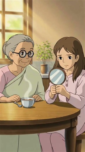 Dadi & Poti ❤️ Simple Natural Care Routine | Cute Ghibli Short