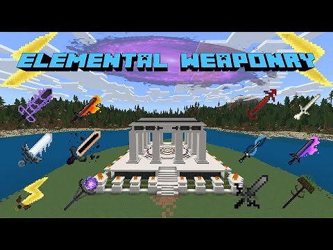 Elemental Weaponry Addon Minecraft PE (MCPE) Bedrock Edition Minecraft