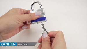 Keyed Alike Laminated Steel Padlocks with Normal Shackle for Sheds, Fences & Lockers (24-Pack)