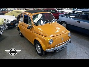 1972 FIAT 500L | MATHEWSONS CLASSIC CARS | AUCTION: 4, 5 & 6 SEPTEMBER 2024