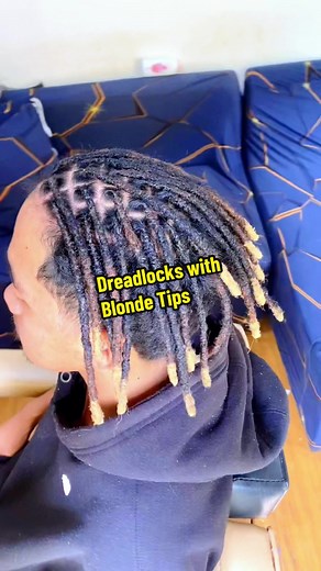 Extensiones de Dreadlocks Básicas con Puntas Rubias
