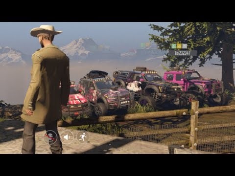 "Ekstrem dan Seru: Konvoi Off-Road di Jalur Bebatuan Multiplayer!"