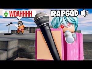 RAP BATTLING as BABY SAJA on ROBLOX VOICE CHAT..