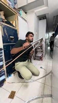 ( Mini vlog part 38 ) hitachi installation 1.5 #national17 #tecnician #copperpipes