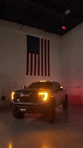 Stock DRLs? Boring. Our NEW Amber DRL Mod on this 2024 GMC 2500 = instant upgrade, fully customizable lighting, all from your driver’s seat 😎