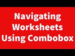 Navigating Worksheets Using Combobox Activex Control