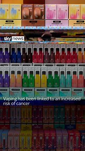 79K views · 402 reactions |  Vaping causes similar DNA damage to smoking - as study links e-cigarettes to cancer risk #vaping #cancer #dna #smoking | Sky News | Facebook