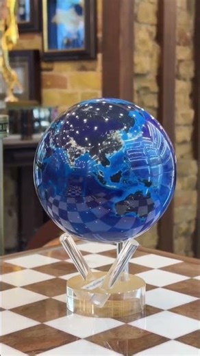 Cамообертальний глобус "Night Earth" від Mova (Ø11,4 см)