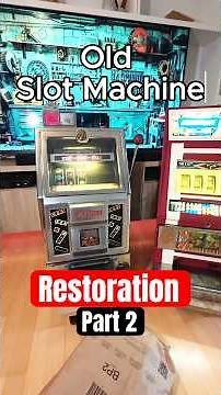 🎰 The restoration of this 1960 Jennings Tic Tac Toe slot machine continues! (Part 2) #shortvideo