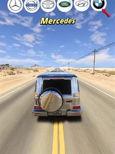 Which Car can Jump Over 40 Trucks #cars #simulator #fyp #beamngdrive #gaming