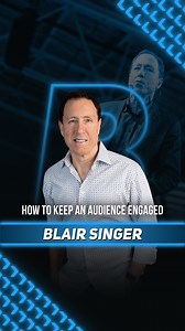 1.9K views · 22 reactions | How to keep an audience engaged! For more follow @blair.singer ...#business #sales #saleshelp #salestips #lifecoach #salescoach #money #entrepreneur #tedtalk #tips #tricks | Blair Singer | Facebook