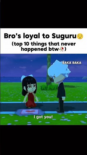 Satoru's loyal to Suguru😌❤‍🩹🥀 Jjk memes #jujutsukaisen #anime #memes #funny #gojo #relatable