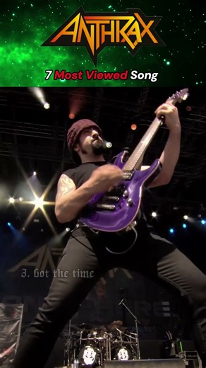 Anthrax’s most legendary viewed songs 🤘🔥 #shorts #metalmusic #shortvideo