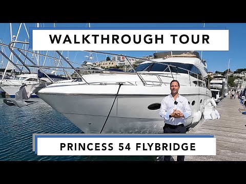 Princess 54 Flybridge Cruiser! One of our favourite boats £480,000 - Full Width Mid-ships cabin!