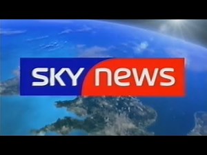 Sky News - On the hour, opening titles, Sunday 30th September 2001