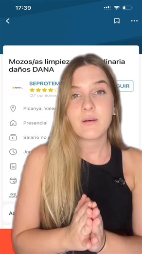 🚨 OFERTAS DE TRABAJO PARA AYUDAR EN VALENCIA Y ALREDEDORES 🚨 Se buscan personas para trabajar en enfermería, limpieza y reparación de los daños causados por la DANA en Valencia y alrededores. Inscríbete a todas estas ofertas de trabajo en InfoJobs. 🔵 Personal de limpieza 📍 Catarroja ➡️ https://www.infojobs.net/catarroja/personal-limpieza-para-ayuda-emergencia/of-i6a9cc7d6b741938772bbd02086877b?stc=sm-facebook-ofertas_destacadas-btc 🔵 Auxiliar de enfermería 📍 Valencia ➡️ https://www.infojob