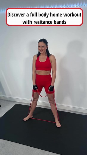 8.7K views · 91 reactions | Full Body Resistance Band Home Workout #homeworkout #workoutmotivation #reelsviralfb #fitgirls #fitnesslifestyle | Go with JO Fitness | Facebook