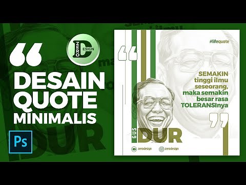 Cara Membuat Desain Quote Minimalis di Photoshop