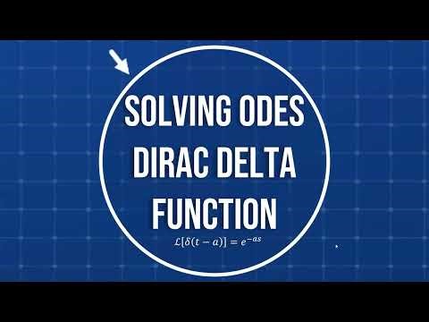 Solving ODEs - Dirac Delta Function