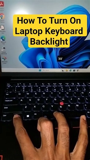 How To Turn On Laptop Keyboard Light | Keyboard Backlight ON/OFF