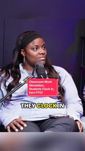 Classroom Work Simulation_ Students Clock In, Earn PTO!#teacheroffduty #consistencytheories #teacher #fypシ #foryoupage