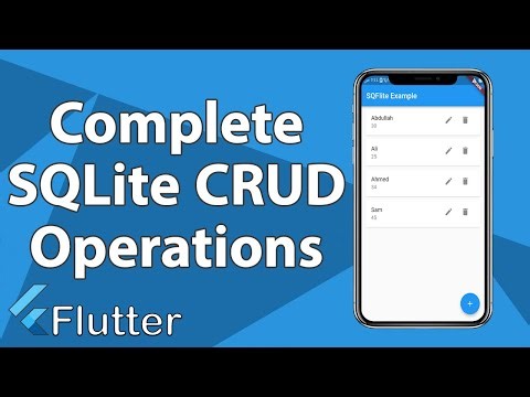 Complete CRUD Operations with SQLite || العمليات الاساسية لقواعد البيانات باستخدام