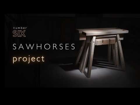 Make a pair of Sawhorses using just hand tools