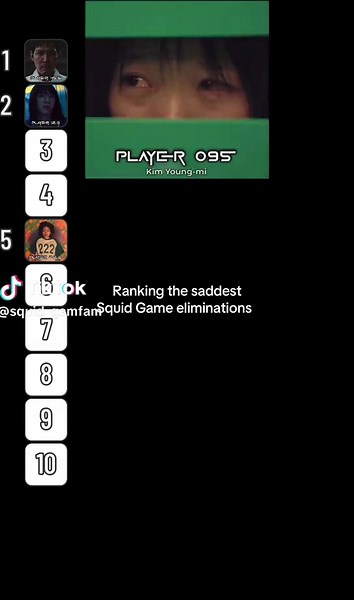 Ranking the Saddest Eliminations in Squid Game