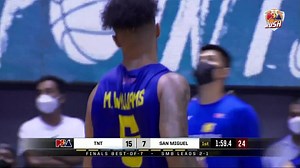 Man on a mission! After placing third in the Best Player of the Conference race, Mikey Williams is out for an even bigger prize as the TNT Tropang Giga start Game 4 strong. Watch the Honda PBA Philippine Cup 2022 Finals on PBA Rush! Available on Cignal TV CH 260 HD and CH 90 SD, also available for FREE on Cignal Play. #PBAGameTayoDito | PBA Rush