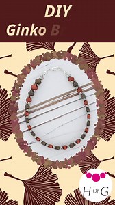 This Ginko Bracelet is unbe-leaf-able ! 🍃#diy #howto #handmade #czechbead #ginko #bracelet | House of Gems