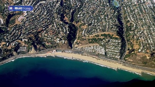 Pacific Palisades before the fire: Drone video of the upscale coast