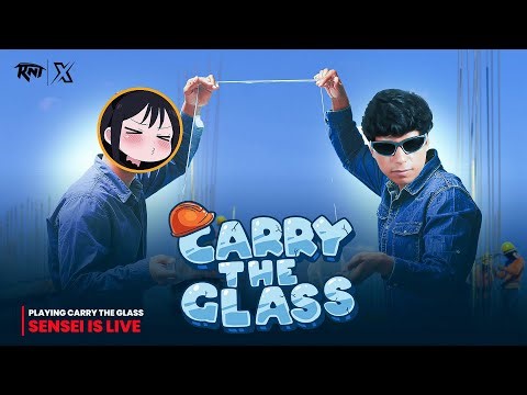She said yes!!!... to play Carry The Glass with me ☺️ | Sensei