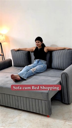 Priya Jaiswal on Instagram: "Sofa Shopping Gone Wrong At first the design went wrong, but after that we got our perfect sofa. We are setting up the house, so more videos on that too coming #fypシ #fypreelsシ゚viralシ #🧿 sofacumbed sofashopping [ sofa shopping, sofa cum bed, sagai, shaadi, roka, furniture shopping, setting up a new home, sofa cum bed designs, hall decor, floor lamp, arranged marriage, roka, gold shopping, silver shopping, home decor in budget ] What do you like more?"