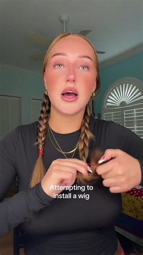 Trying a Dark Brown Wig Before Dyeing My Hair