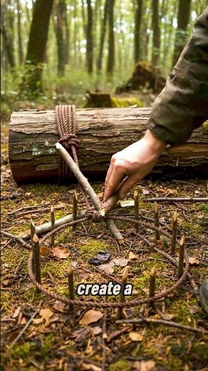 Survival Snare Trap: Easy Setup for Food