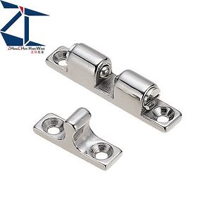 [Hot Item] Cabinet Door Closet Stainless Double Tension Latch 50mm Ball Catch