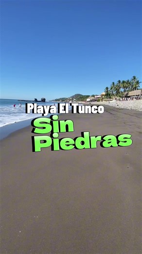 Descubre El Salvador: Playa El Tunco sin piedras