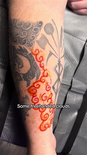 Freehand Tattoo Techniques for Cloud Designs