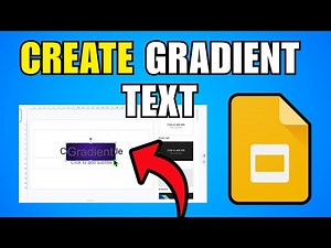 How To Create Gradient Text On Google Slides (Step By Step Guide)