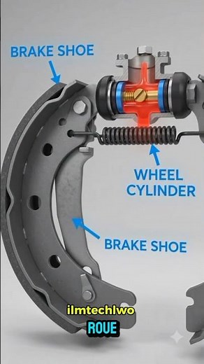 The Secret of Drum Brakes#DrumBrake #AutoMechanics #BrakingSystem #Automobile #ILMTechLwo